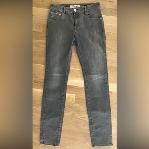 Care Label-Barney's New York | Cigar Bell Crop Black Jeans Size 25 Raw Hem